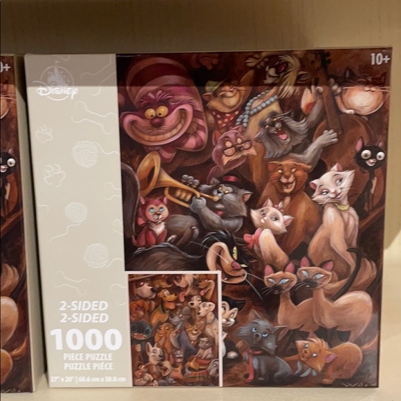 Disney Parks Reigning Cats and Dogs Puzzle - Picture 1 of 2